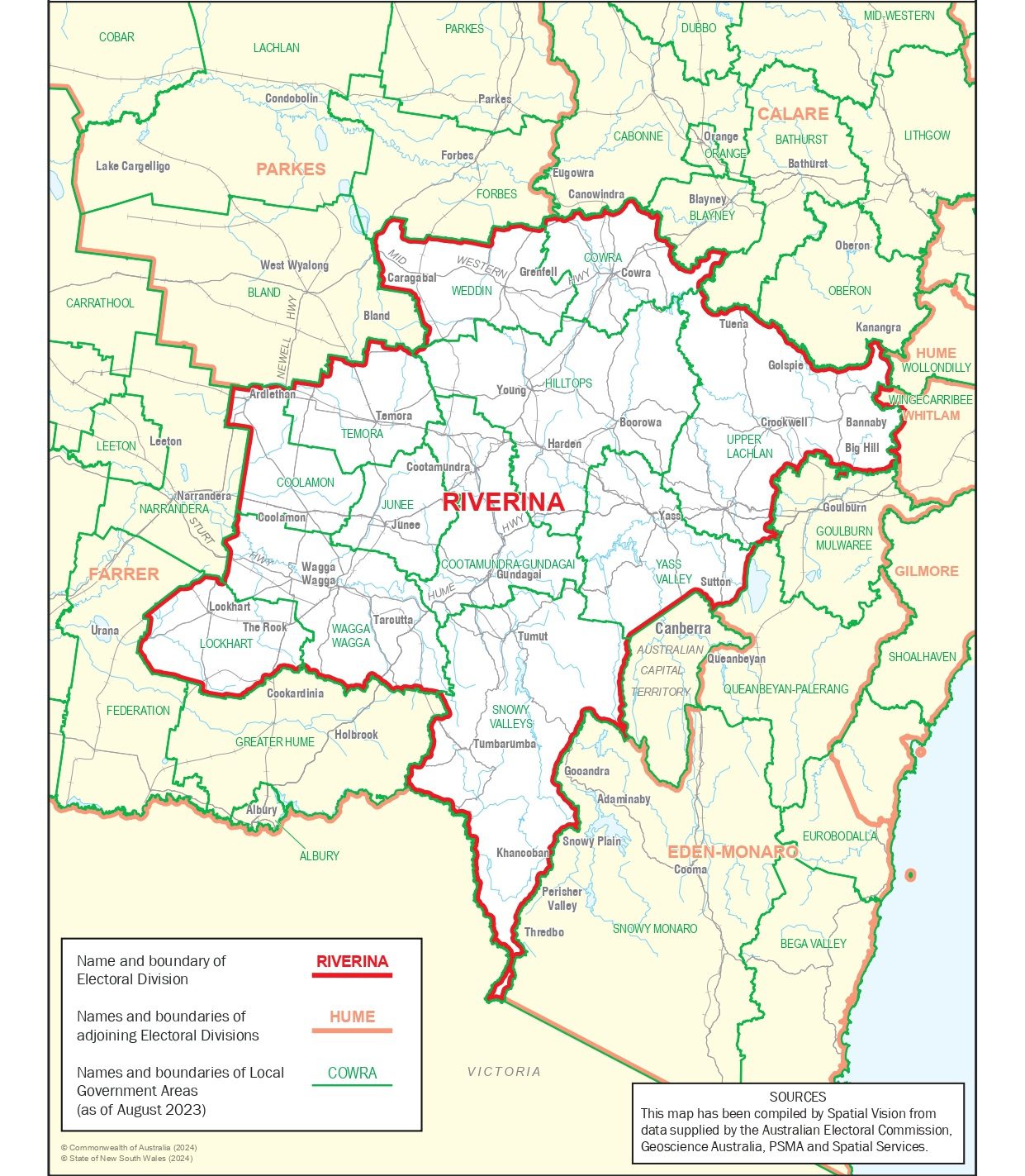 riverina map
